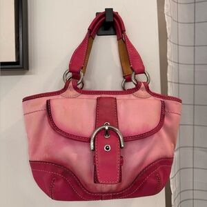 Vintage Coach Soho Mini Shoulder Bag- Pink/Ombre